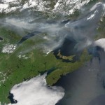 Une évaluation globale de la disparition du couvert forestier Nuage de fumée des feux de forêts au Saguenay/Lac-Saint-Jean