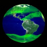 Concevoir des molécules qui ne réchauffent pas (trop) la planète Représentation de la distribution de méthane autour de la Terre (crédit photo : NASA Image)