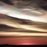 Nuages stratosphériques polaires (crédit photo : Terry Deshler, US Antarctic Sun Program)
