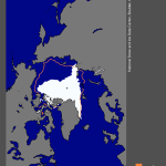Couvert glacé Arctique