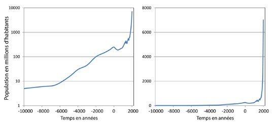 Croissance démographique -10000 - 2010